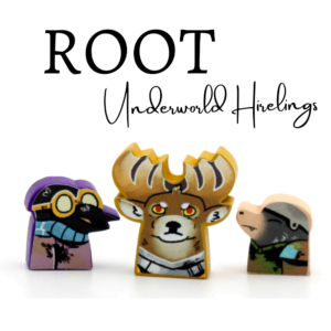 Root Underworld Hirelings Sticker Pack for Root Board Game