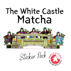 High-quality customizable stickers for The White Castle: Matcha expansion